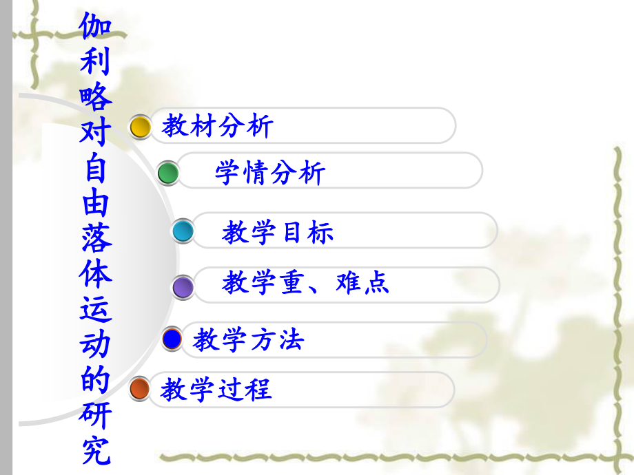 (区赛兼容)伽利略对自由落体运动的研究说课课件.ppt_第3页