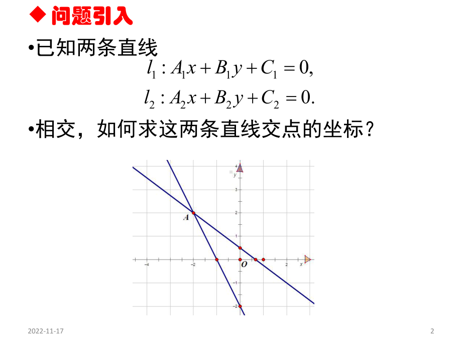 北师大版高中数学必修二 14两条直线的交点课件28共29.ppt_第2页