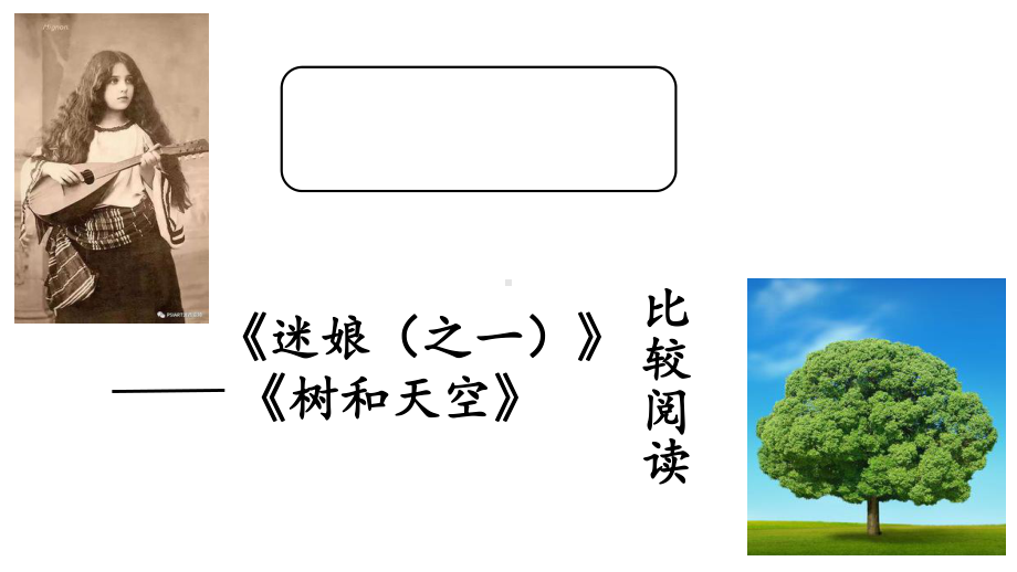 （新教材）《迷娘》《树和天空》课件—2020 2021学年高二语文统编版选择性必修中册.pptx_第2页