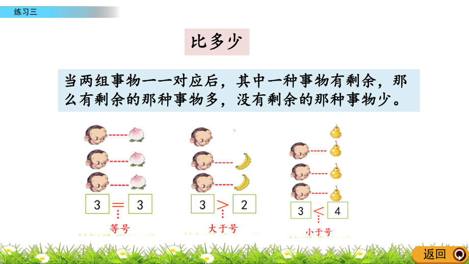 一年级上册数学练习三(人教版)标准课件.pptx_第3页