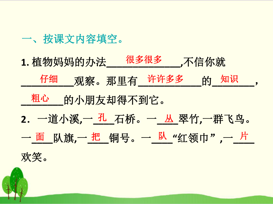 二年级上册语文课件期末专题复习 积累与应用.pptx_第2页