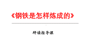 《钢铁是怎样炼成的》研读课课件.pptx