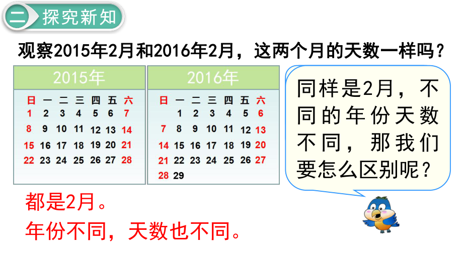 三年级下册数学《认识平年、闰年》课件.ppt_第3页