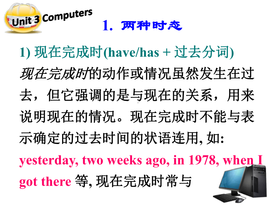 人教版高中英语必修二Unit3 Computers Grammar课件.ppt(课件中不含音视频素材)_第3页