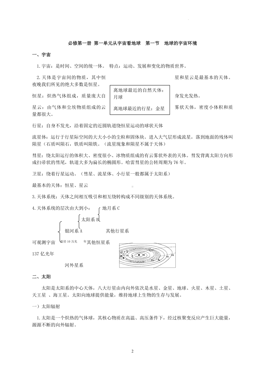 鲁教版（2019）全册（共5册）高中地理必备知识清单.doc_第2页