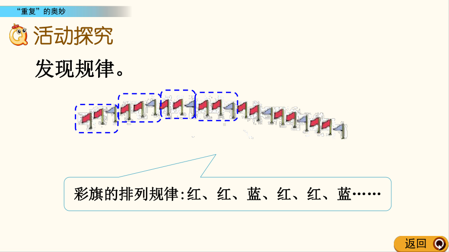 北师大版二年级数学下册数学好玩2 “重复”的奥妙(优质课件).pptx_第3页