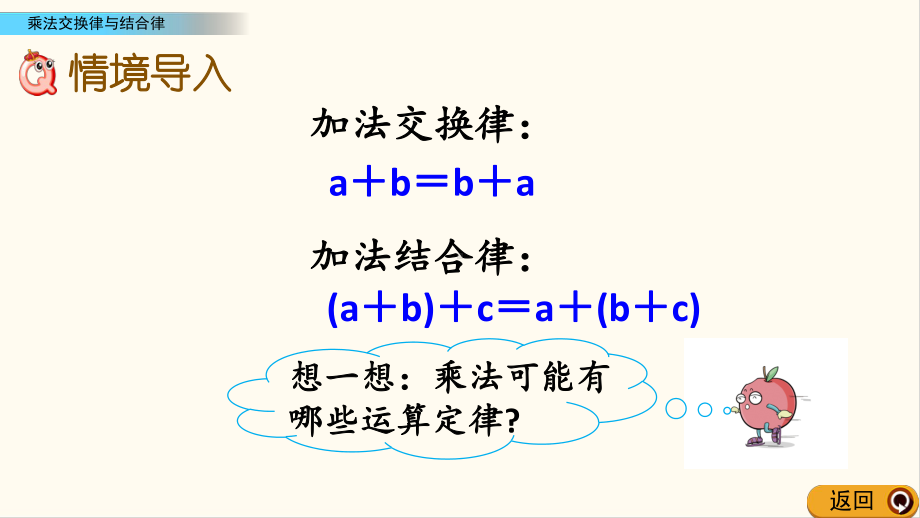 冀教版四年级数学下册36 乘法交换律与结合律(优质课件).pptx_第2页