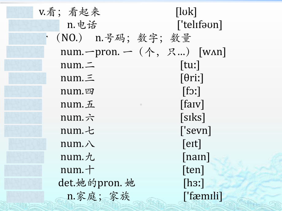 （复习课件）七上Unit1知识点复习.pptx(课件中不含音视频素材)_第3页