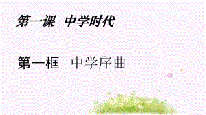 2020年 2021年部编人教版道德与法治七年级上册课件(全册).pptx