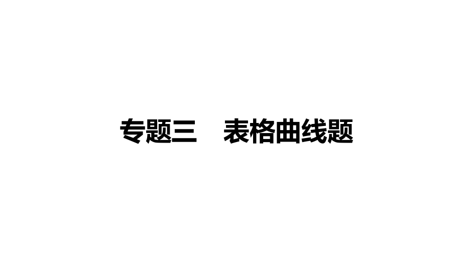 2021年生物中考四川泸州专用生物专题突破专题三 表格曲线题 课件.pptx_第1页