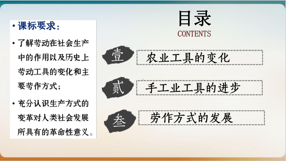 （统编版）高中历史选择性必修二经济与社会生活古代的生产工具与劳作优质课课件.pptx(课件中无音视频)_第2页