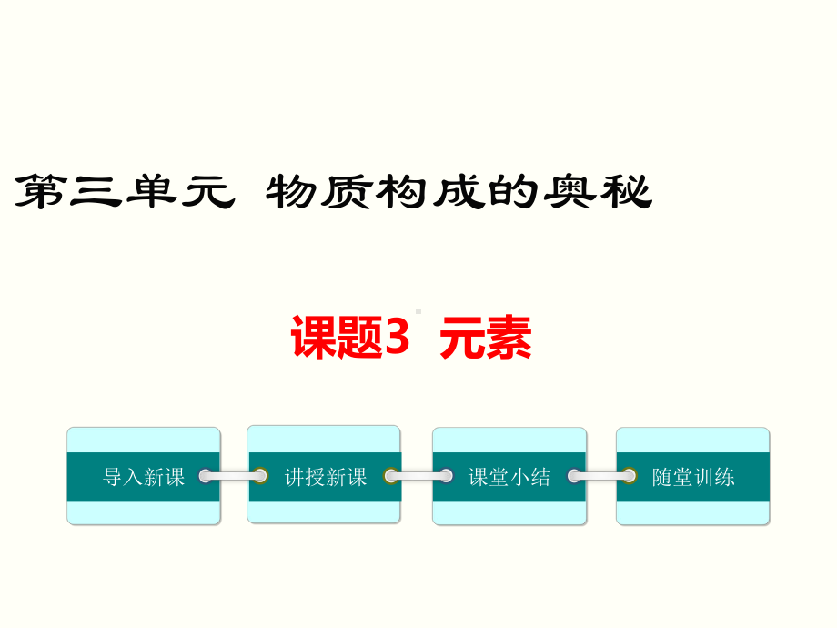 人教版九年级化学上册 第三单元 课题3 元素课件.ppt_第1页