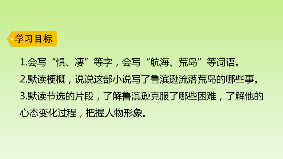 六年级下册语文课件鲁滨逊漂流记节选部编版4.pptx_第3页