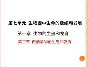 人教版八年级下册生物《两栖动物的生殖和发育》课件.ppt