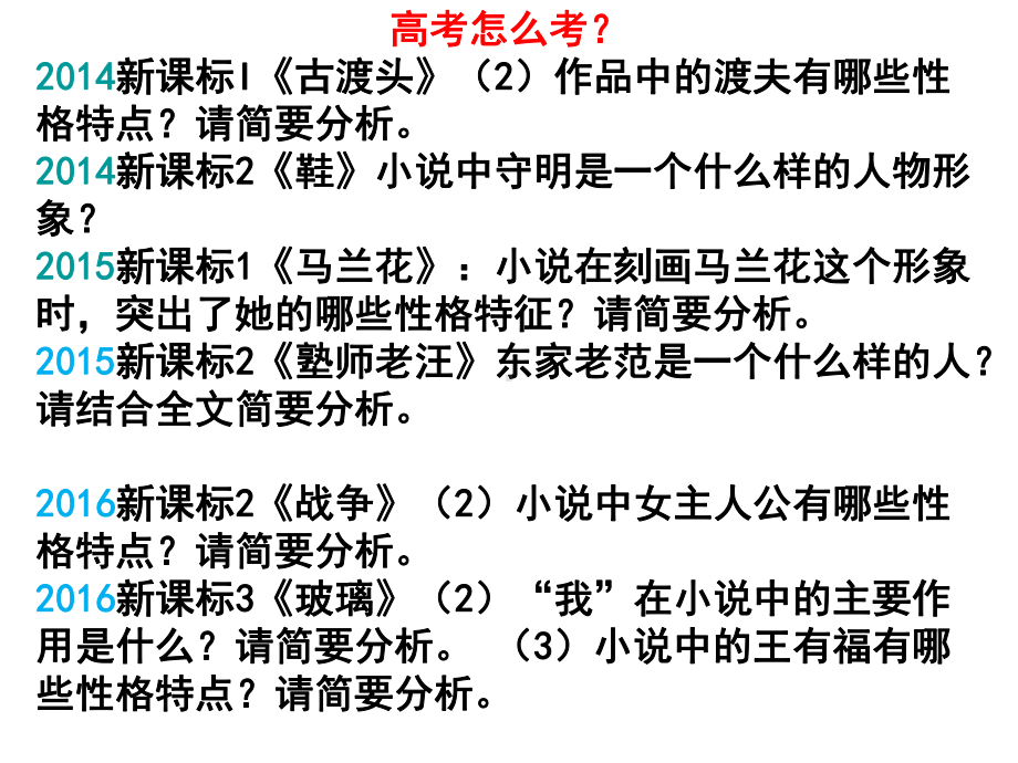 2022年高考语文小说阅读人物形象最新版课件.ppt_第3页