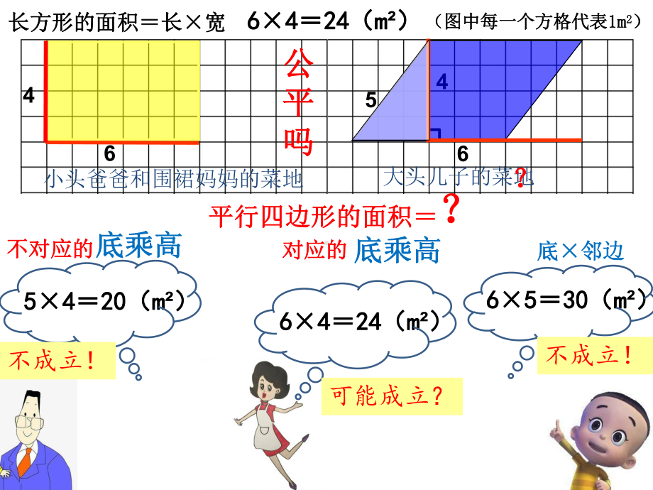 人教版小学数学五年级上册《平行四边形的面积》课件.pptx_第3页