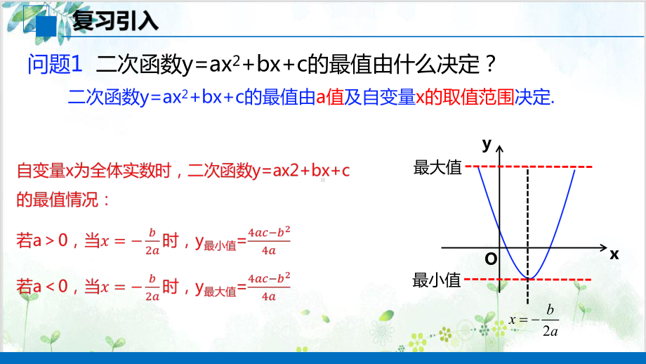 人教版九年级数学(上)3实际问题与二次函数几何图形的最大面积 公开课课件.pptx_第3页