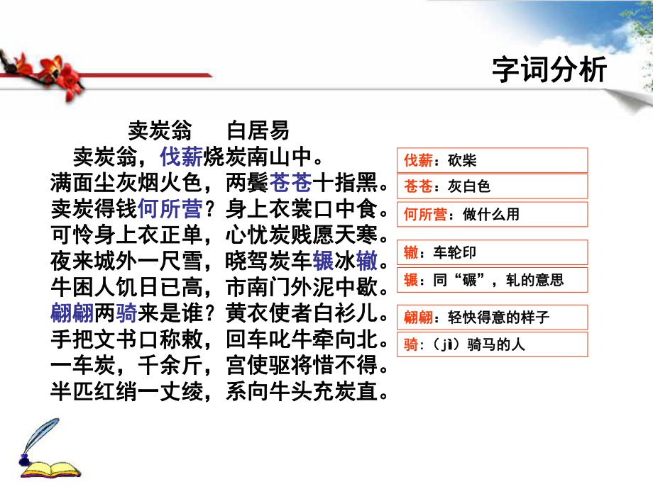 卖炭翁 课件分析.pptx_第3页