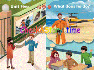 人教版PEP英语六年级上册Unit5 What does he doB check&story time课件等.ppt(课件中不含音视频素材)