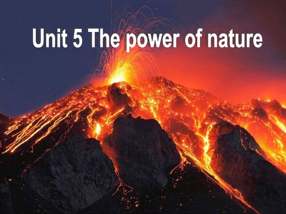 人教版高二英语选修六Unit 5 The power of nature Reading(课件+视频) .ppt(课件中不含音视频素材)_第1页