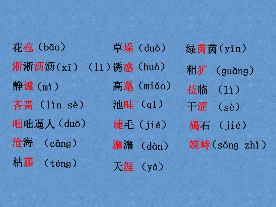 七年级语文上册课件 第一单元 复习 部编版.pptx_第3页