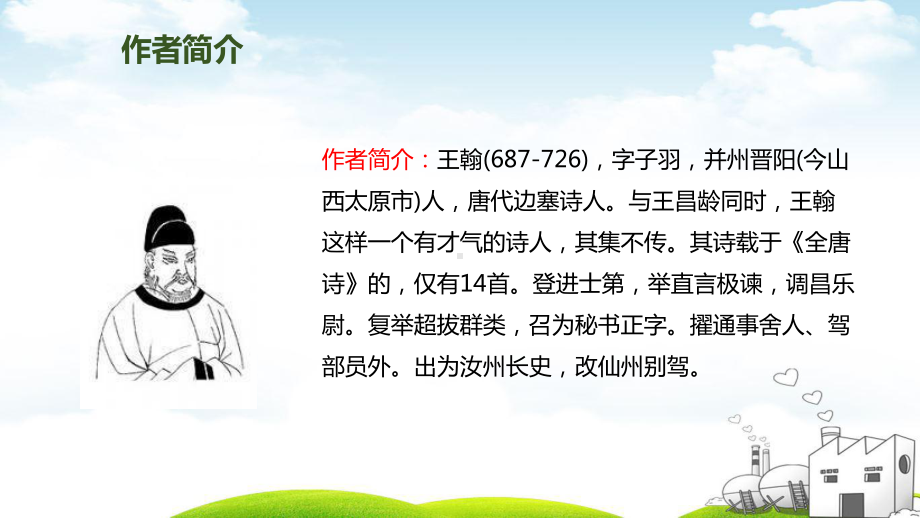 凉州词模版教学1课件.ppt_第2页