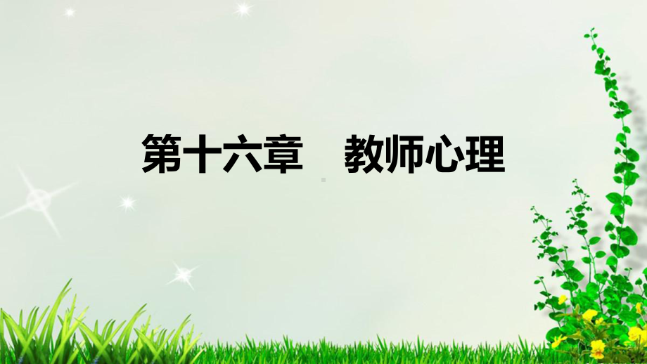 《教育心理学》课件第十六章 教师心理.pptx_第2页