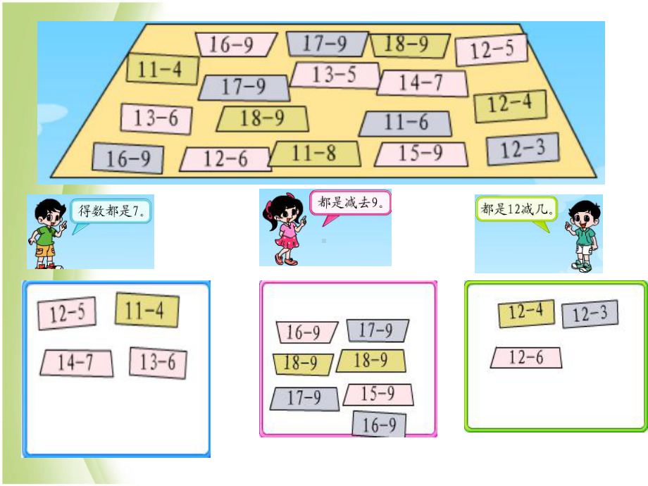 北师大版一年级数学上册《 加与减(一)做个减法表》公开课课件-6.ppt_第2页