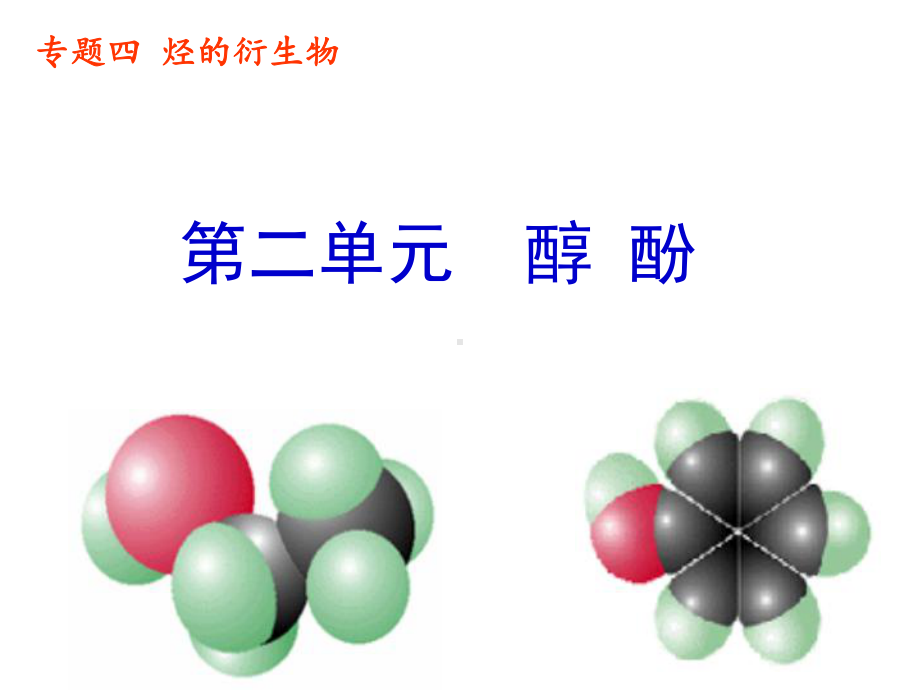 公开课课件 《醇的性质和应用》课件.ppt_第1页