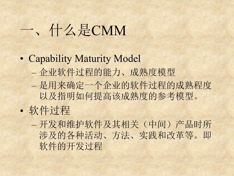 CMM-能力成熟度模型学习培训模板课件.ppt_第2页