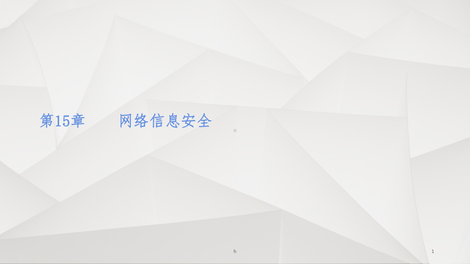 《网络信息安全》课件.ppt_第1页