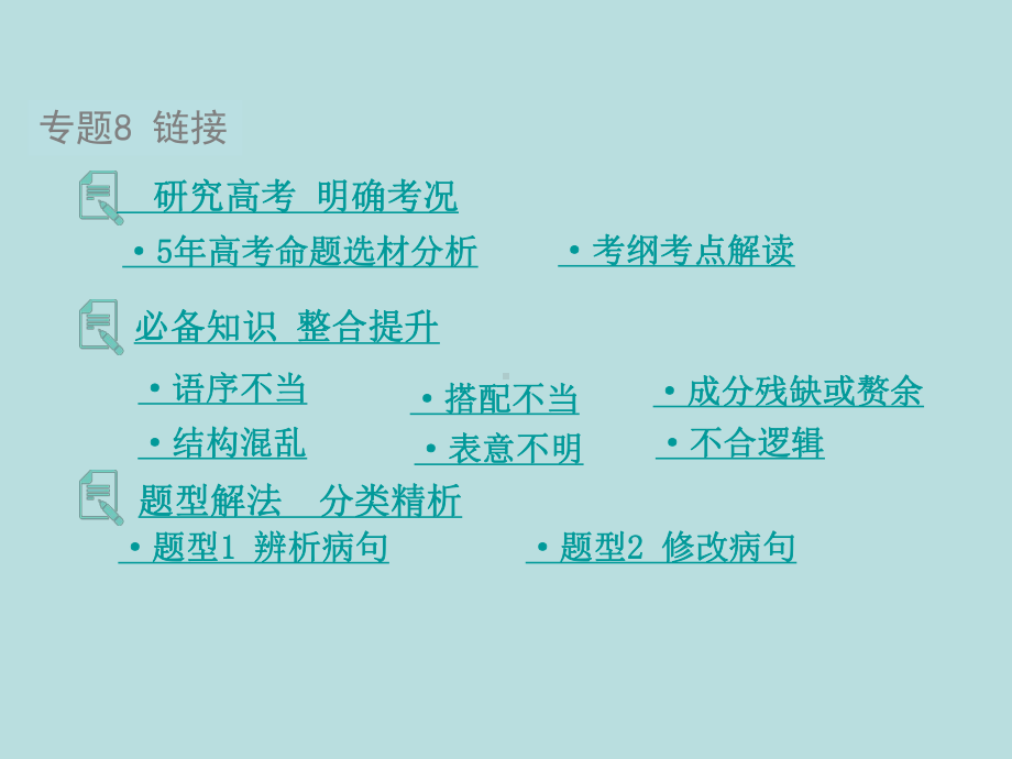 2021届新高考版语文课件： 专题8 辨析并修改病句1.pptx_第3页