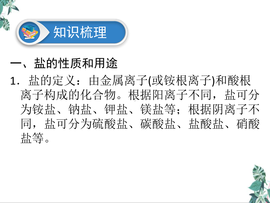 中考专题复习盐的性质与复分解反应公开课课件.pptx_第2页