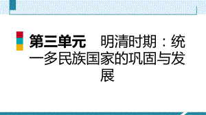 (部编版)元明清时期统一多民族国家的巩固与发展 优秀课件1.pptx