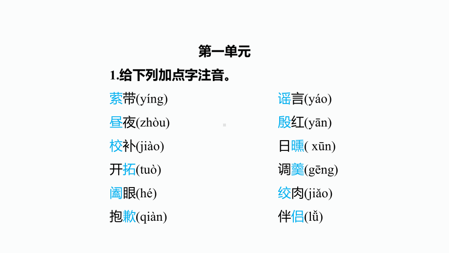 七年级下册语文字音、字词、文学常识复习课件.pptx_第2页