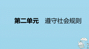 2020年八年级道德与法治上册 第二单元 遵守社会规则复习课件 新人教版.ppt