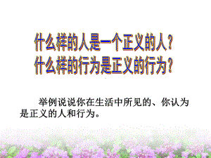 82 社会规则与正义课件11(政治粤教版八年级下册).ppt