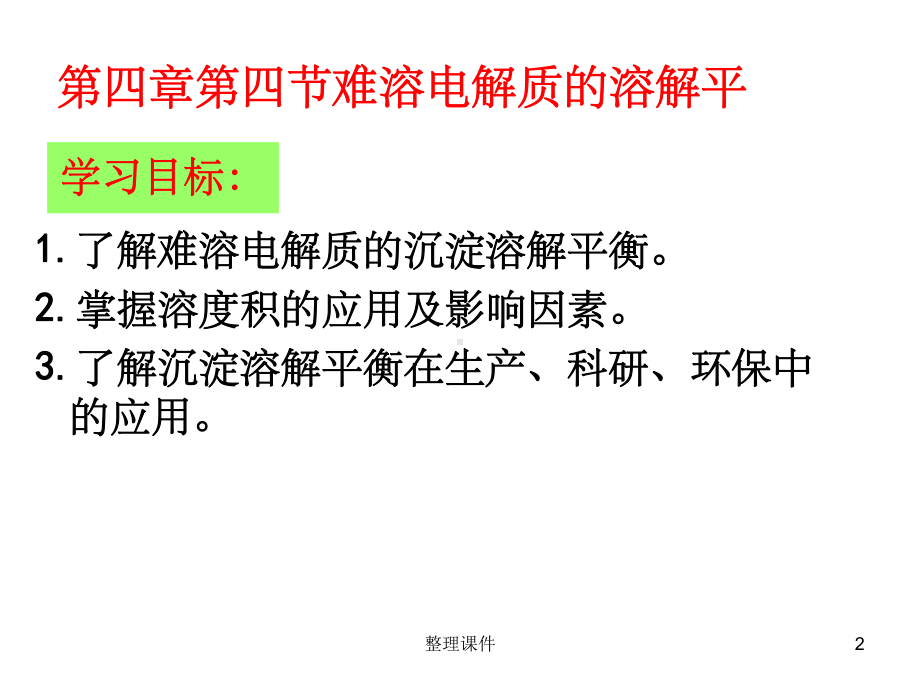 一轮复习难溶电解质的溶解平衡课件.ppt_第2页