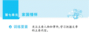 四年级上册语文单元主题阅读课件第七单元家国情怀课件部编版.pptx