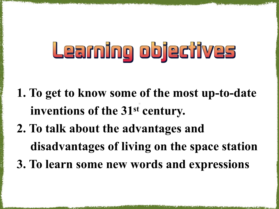 人教版高二英语必修五Unit3LifeinthefutureUsingLanguage课件.ppt(课件中不含音视频素材)_第3页