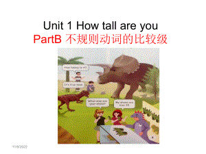 人教Pep版六年级下册英语Unit 1 How tall are you PartB课件.ppt(课件中不含音视频素材)