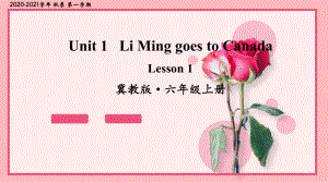 冀教版六年级英语上册Lesson 1课件.ppt-(纯ppt课件,无音视频素材)