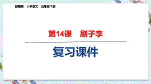 五年级下册语文《14刷子李》复习课件(课文知识要点)部编版.pptx