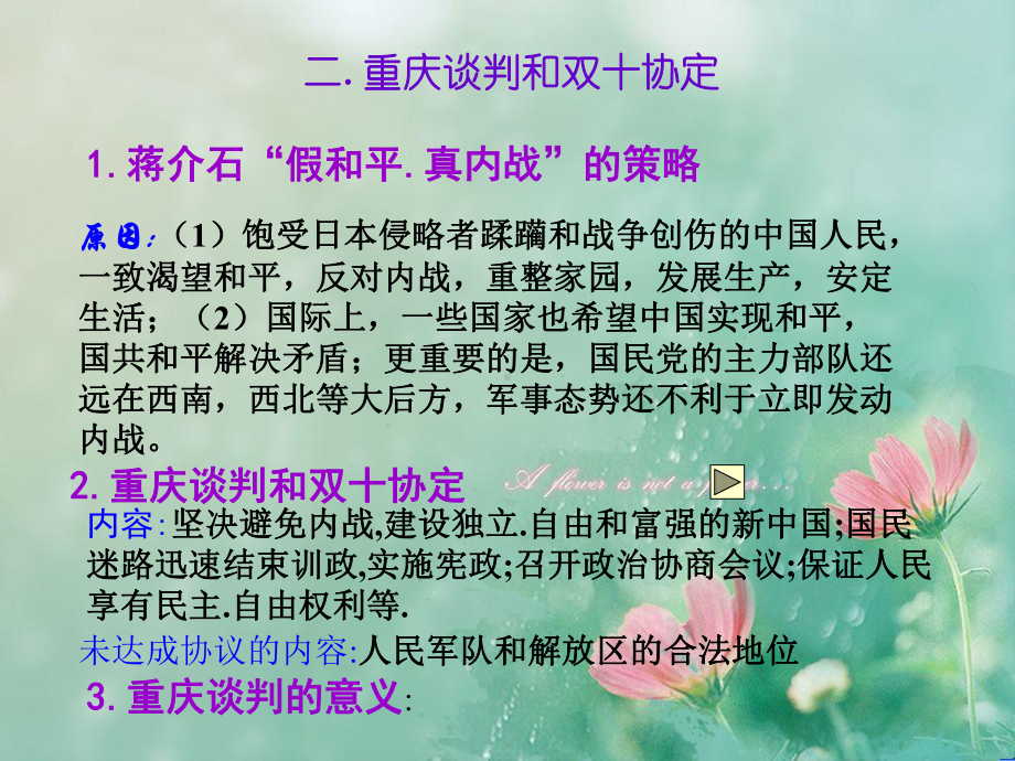 争取和平民主的斗争和内战的爆发教学课件.ppt_第2页