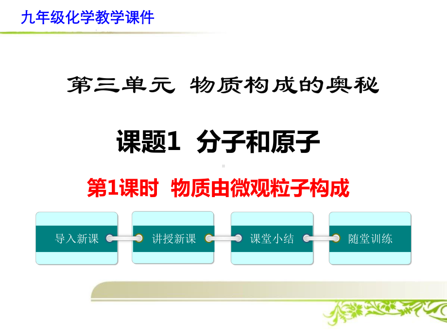 《课题1 分子和原子》课件( 两套).ppt_第1页