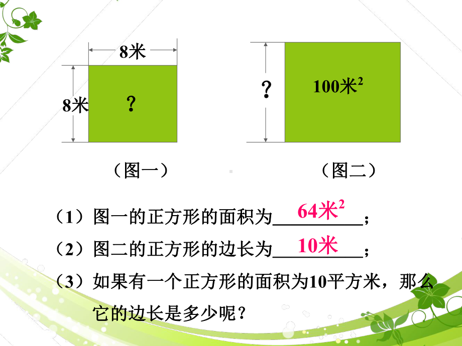 华师大版八年级数学上册课件：111 平方根.ppt_第3页