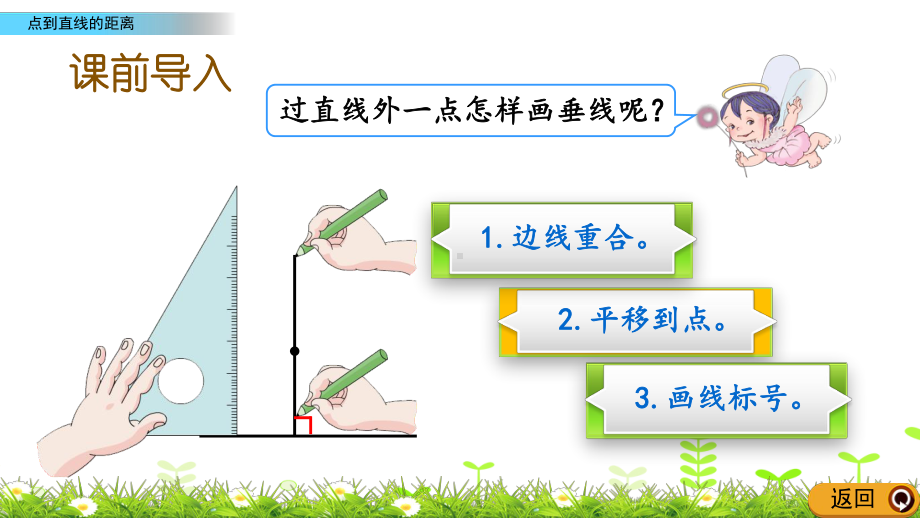 四年级上册数学点到直线的距离(人教版)标准课件.pptx_第2页