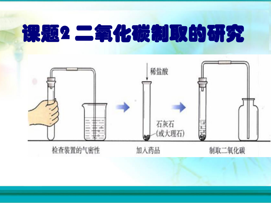 人教版初中化学《二氧化碳制取的研究》 精美1课件.ppt_第2页