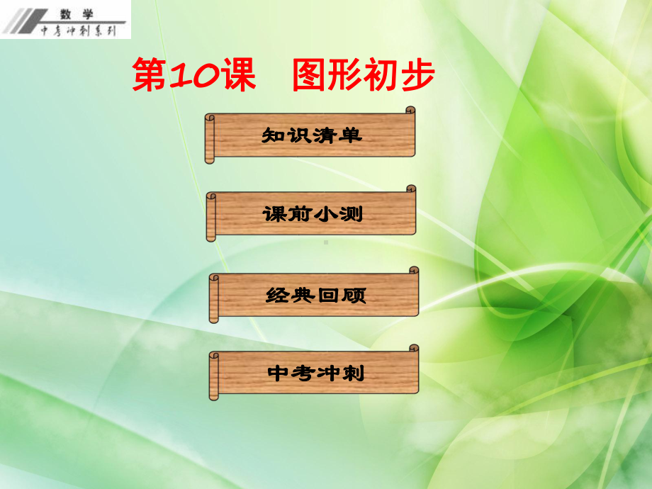 2021届中考数学总复习考前冲刺十五天练(优秀)课件.ppt_第1页