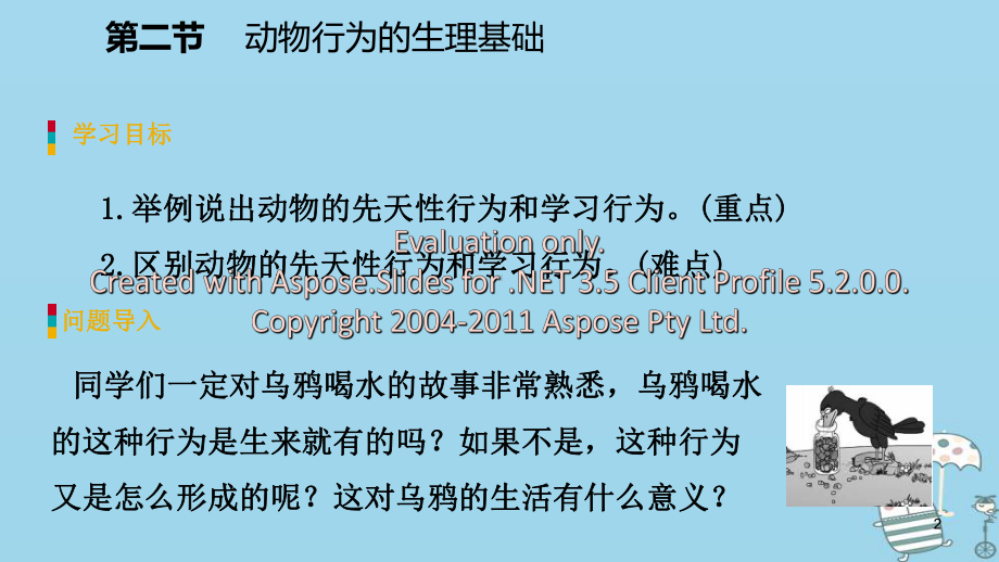 八年级生物上册 第十八章 第二节 动物行为的生理基础课件 (新版)苏教版.ppt_第2页